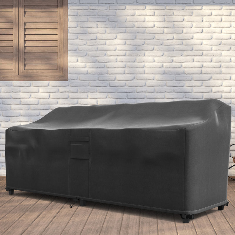 Arlmont & Co. Weatherproof Protector Breathable Wide Patio Sofa Cover